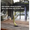 Ideal Security Inc. SK924 Screen Door Pull Handle, Brass Plated