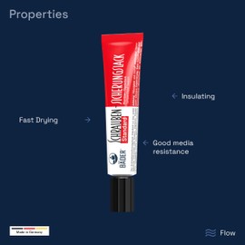 Original BÄDER Torque Sealant Tamper Proof Indicator Standard Color Orange 20ml - Threadlocker Made in Germany Since 1962 - Security Pen for Sealing and Proof of Manipulation.