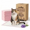 LUPENAN Cat Pee Pads,Super Absorbent,Odor Control with Lavender Scent,Multi Cat,16.9"x11.4"