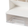 Desktop Storage Box Multi Compartments Pencil Sundry Holder with Drawer