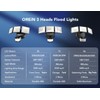 OREiN Motion Sensor Outdoor Flood Light 42W 6500LM, Super Bright