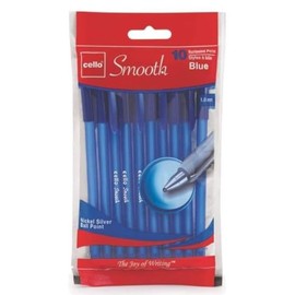 Bolígrafo de celofán suave, azul ($1.25 por paquete)