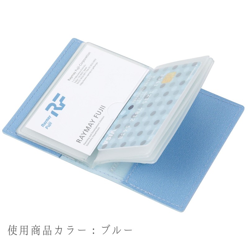 Reimei Fujii Card Case Light Card Holder 20 Pockets Black