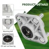 2 Pack Aluminum Golf Cart Front Wheel Hub Assembly, Fit