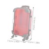 Ipetboom 2pcs Mini Suitcase Candy Box Cute Plastic Makeup Storage