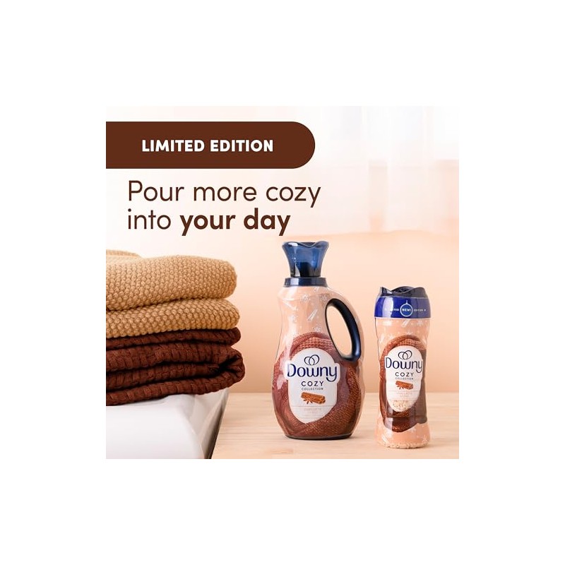 Downy Cozy Collection In-Wash Laundry Scent Booster Beads, Chai Latte