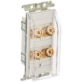 Panasonic Cosmo Series WTN4102W Wide 21 Embedded Speaker Terminal 2 Pair with Metal Frame White