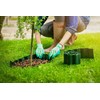 Garden Lawn Edging Green Plastic Wave Landscape Edging Flower Bed