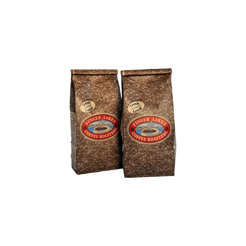 Finger Lakes Coffee Roasters, Rainforest Crunch Coffee, Ground, 16-ounce bags