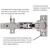Hickory Hardware HH075224-14 - Full Overlay Concealed Euro Cabinet Door