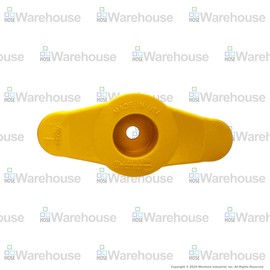 Genuine Banjo V100BL-V10353TB | 1" 3-Way Bottom Load Ball Valve | Full Port | Female NPT | Opening Thru Ball: 1" | 225 PSI | Polypropylene with V10353TB T-Handle