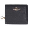 Coach C2862 IMBLK Bi-Fold Wallet, Black, One size