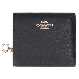 Coach C2862 IMBLK Bi-Fold Wallet, Black, One size