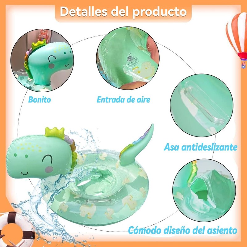 CXJYSD Flotador De Piscina para Niños,Lindo Flotador para Piscina