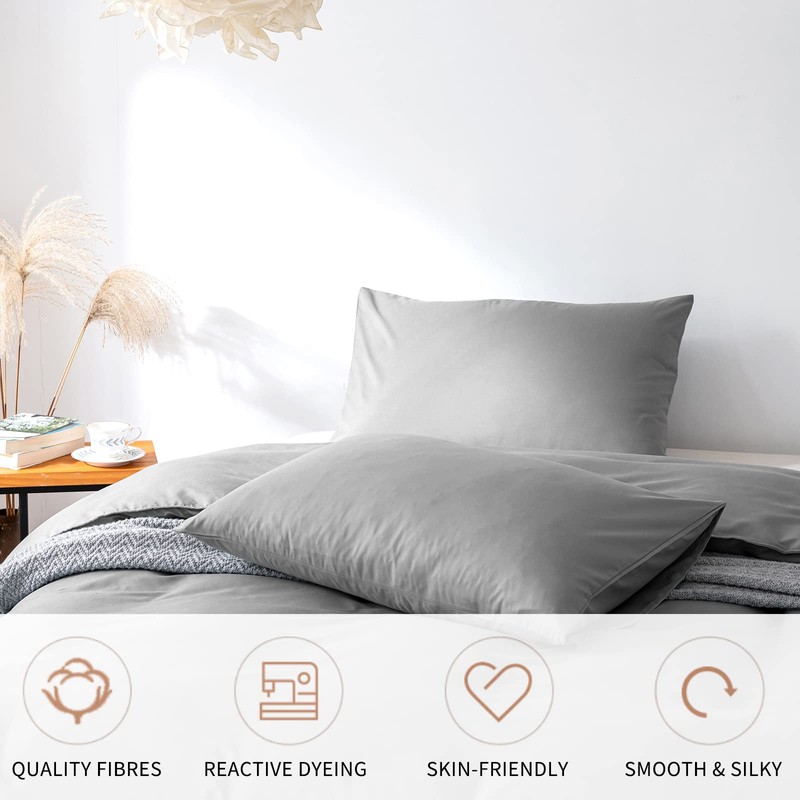 Single Duvet Bedding Cover Set Duvet Cover with 2pcs Pillowcases