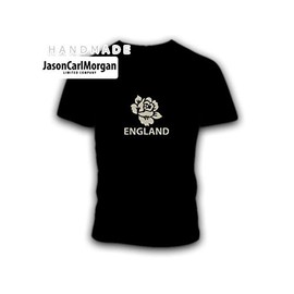 JCMÂ Iron On Transfer Decal, England Rugby Rose Silver