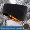 JUSDIQIR Plush Soft Warm Fleece Headband, Soft Ear Warmer Forehead,