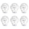6 Pcs Plastic Cord Lock Stopper End Spring Stop Toggle