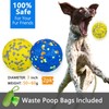 POUPUA Dog Tennis Balls for Aggressive Chewers, Indestructible Dog Balls