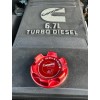MDR Anodized Red Billet Oil Cap for Dodge Cummins 24V