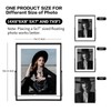 IZIDDO 5x7 Black Floating Frame, 7"x9" Metal Frame For Picture
