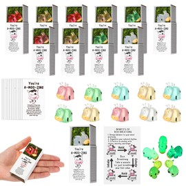 Wonderjune 36 Sets Employee Appreciation Gifts Bulk Resin Cow for Coworkers Teacher Social Worker Volunteer Back to School Gifts for Students