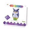 CreativaMente Creagami 3178732 Origami 3D Paper Sculpture Owl, Craft Set