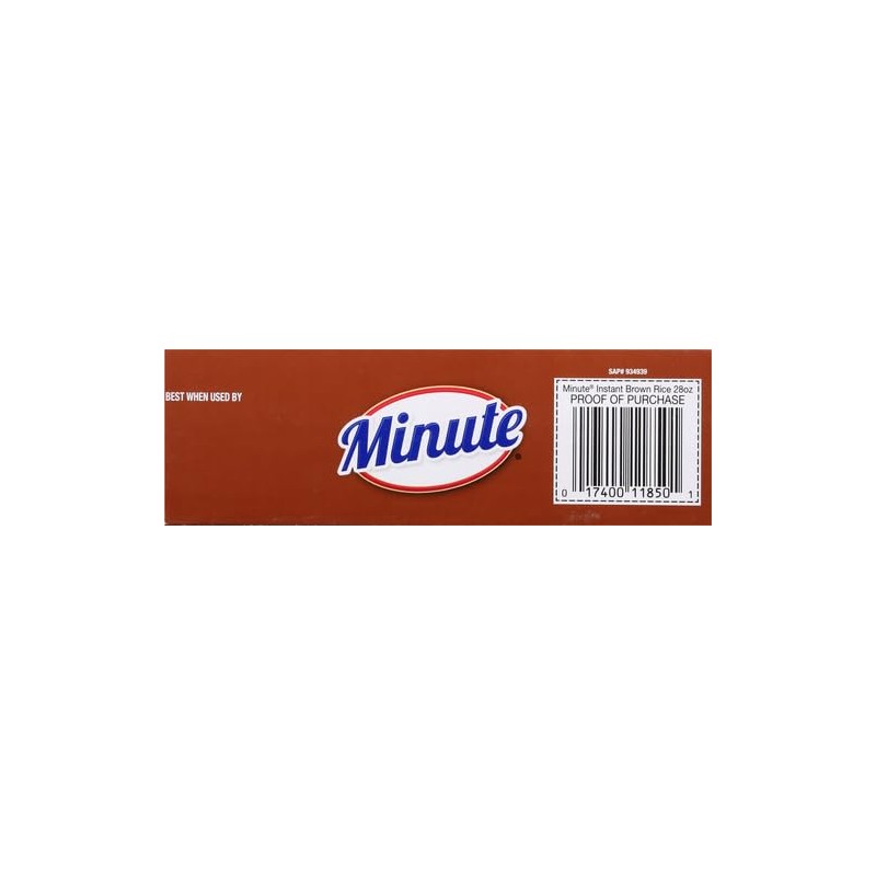 Minute Minute Brown Rice, Instant Brown Rice for Quick Meals,