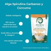 2 Bolsas De 200grs. Cu Alga Spirulina Garbanzo Cúrcuma