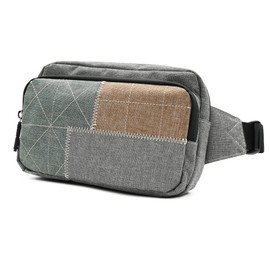 Patch Crossbody Sling Bag Carbon Lining Odor Resistant Belt Bag Daypack hipster for Travel, Hiking, Outdoors, Festivals, Biking, Lightweight Everyday Carry Bag for Men & Women Compact Chest Pack