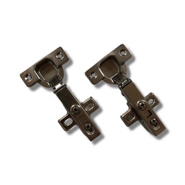NELI Set of 2 Soft Close Hinges for Besta with 2 Hinges and 8 Screws