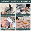 16 PCS Geology Rock Pick Hammer Kit, 22oz Hammer &