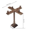 Hook and Ring Game for Four Players Wooden Hooks Fast