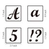 1.5 Inch Alphabet Letter Stencils for Painting - 70 Pack