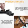 10 mm - 4 m Self-Closing Cable Tube, Black Flexible