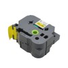 BROVACS Black on Yellow Extra Strong Label Tape Compatible with