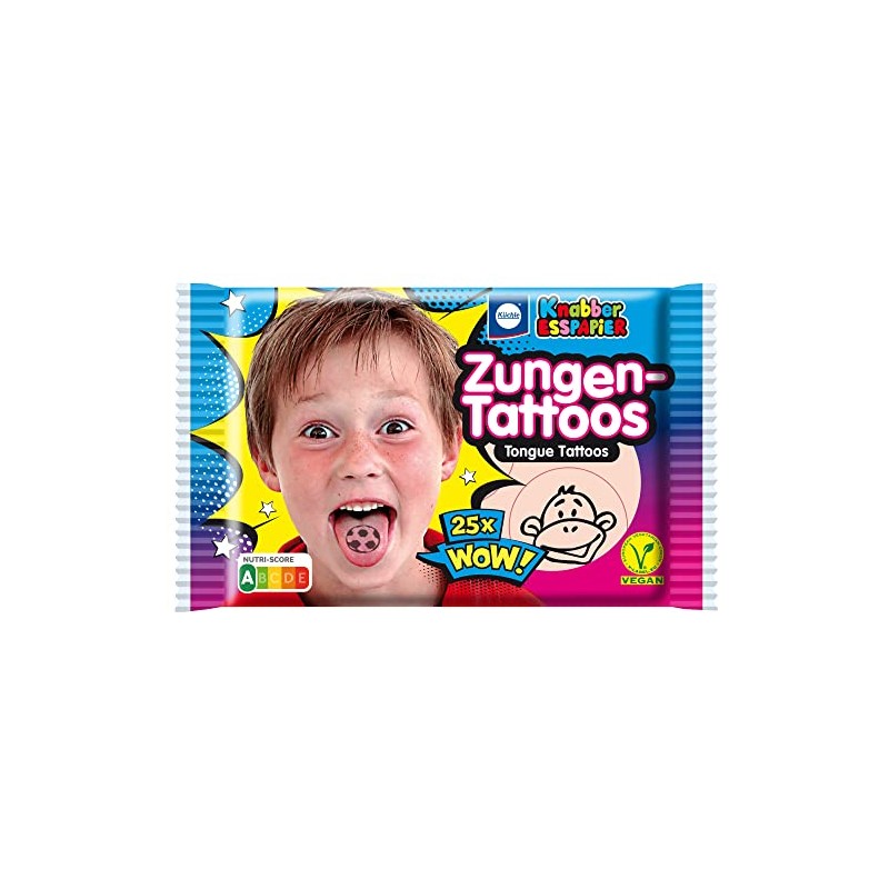 Tongue Tattoos Pack of 25 - Fun for Children's Birthdays,