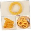 KOMBIUDA Realistic PVC Squid Rings Pack Fake Food Model Simulated