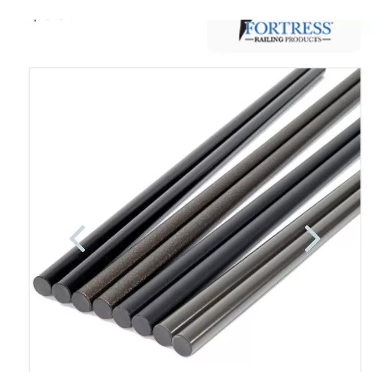 Fortress Pack Of 10, 26'' Deck Balusters Metal Spindles
