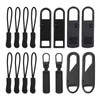 16 Pcs Zipper Pulls, 5 Types Replacement Zipper Puller Tabs