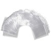 Cinece Plastic Mini Small Bags, Transparent, Thick, Clear, 3.1 x
