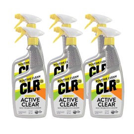 CLR Active Clear Daily Probiotics Cleaner, Lemon Mist, 22 Ounce Spray (Pack of 6)
