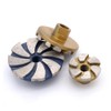1Pcs 50mm Diamond Grinding Cup Wheel, Blue/Yellow Angle Grinder Disc