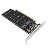 PCIE X16 to M.2 M KEY Expansion Card NVMEx4 SSD