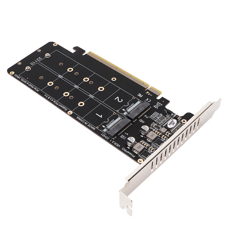 PCIE X16 to M.2 M KEY Expansion Card NVMEx4 SSD