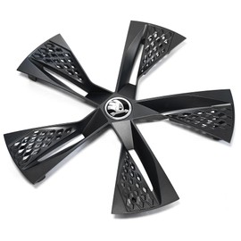 Skoda 57A601169ZG6 Hub Cap (1 Piece) Black *** Only for Original Alloy Wheel 18 Inch Procyon ***