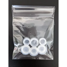 Generic Plastic Stopper Replacement Plug for Salt and Pepper Shakers,Flower Pots,Bottles,Pipes etc (6 pieces) (Sizes: 5/8 inch,9/16 inch,1/2 inch ),White