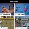 Master Lock Blue Master Lock Indoor 3 Digit Combination Padlock