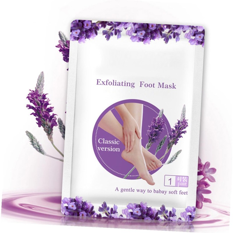Cabilock Mascarillas Exfoliantes para Pies 2 Pares Blanqueadoras Hidratantes para