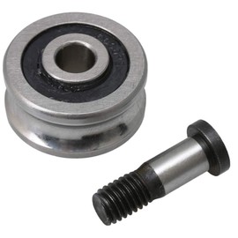 U Groove Ball Bearing SG 622 Carbon Steel Guide Roller for Rail Track Linear System 6 mm x 22 mm x 11 mm with Screw